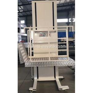 Portable Vertical Barrier Free Lift untuk Kursi Roda